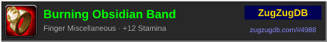 Burning Obsidian Band: forum signature banner