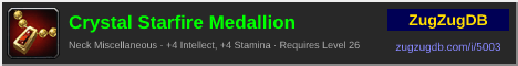 Crystal Starfire Medallion: forum signature banner