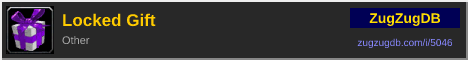 Locked Gift: forum signature banner