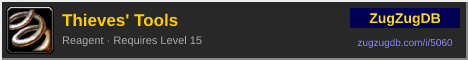 Thieves' Tools: forum signature banner