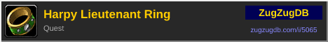 Harpy Lieutenant Ring: forum signature banner