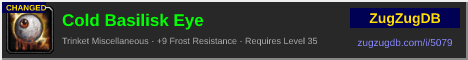 Cold Basilisk Eye: forum signature banner