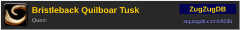 Bristleback Quilboar Tusk: forum signature banner