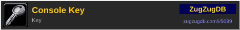 Console Key: forum signature banner