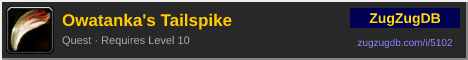 Owatanka's Tailspike: forum signature banner