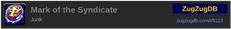 Mark of the Syndicate: forum signature banner