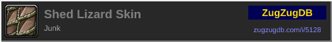 Shed Lizard Skin: forum signature banner