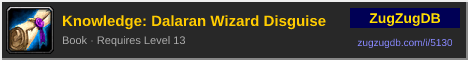 Knowledge: Dalaran Wizard Disguise: forum signature banner