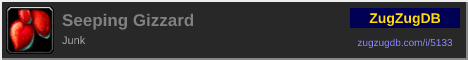 Seeping Gizzard: forum signature banner