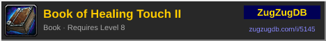 Book of Healing Touch II: forum signature banner