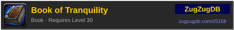 Book of Tranquility: forum signature banner