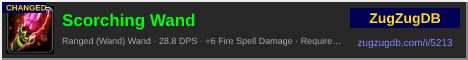 Scorching Wand: forum signature banner