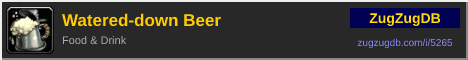 Watered-down Beer: forum signature banner