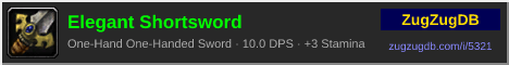 Elegant Shortsword: forum signature banner