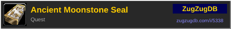 Ancient Moonstone Seal: forum signature banner