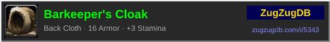 Barkeeper's Cloak: forum signature banner
