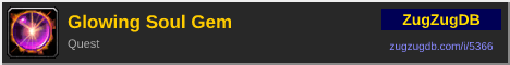 Glowing Soul Gem: forum signature banner