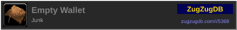 Empty Wallet: forum signature banner