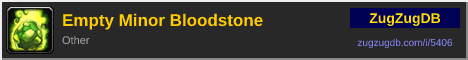 Empty Minor Bloodstone: forum signature banner