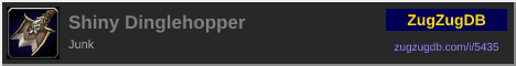 Shiny Dinglehopper: forum signature banner