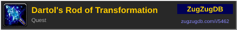 Dartol's Rod of Transformation: forum signature banner