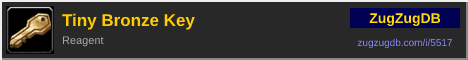 Tiny Bronze Key: forum signature banner