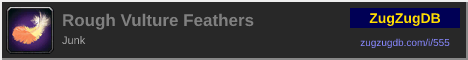 Rough Vulture Feathers: forum signature banner