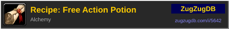 Recipe: Free Action Potion: forum signature banner
