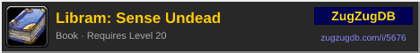 Libram: Sense Undead: forum signature banner