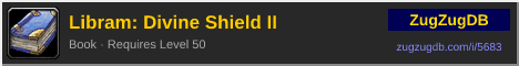 Libram: Divine Shield II: forum signature banner