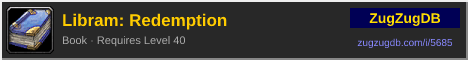 Libram: Redemption: forum signature banner