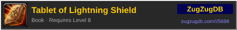 Tablet of Lightning Shield: forum signature banner
