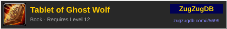 Tablet of Ghost Wolf: forum signature banner