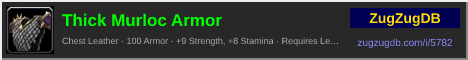 Thick Murloc Armor: forum signature banner