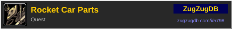 Rocket Car Parts: forum signature banner