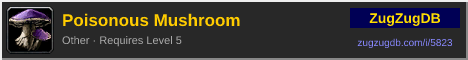 Poisonous Mushroom: forum signature banner