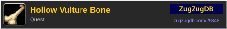 Hollow Vulture Bone: forum signature banner