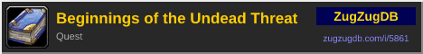 Beginnings of the Undead Threat: forum signature banner