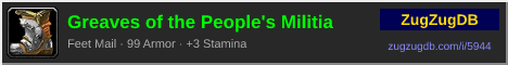 Greaves of the People's Militia: forum signature banner