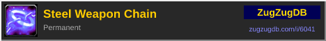 Steel Weapon Chain: forum signature banner
