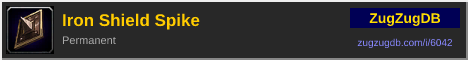 Iron Shield Spike: forum signature banner