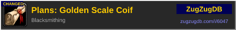 Plans: Golden Scale Coif: forum signature banner