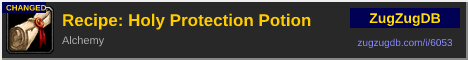 Recipe: Holy Protection Potion: forum signature banner