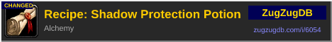 Recipe: Shadow Protection Potion: forum signature banner