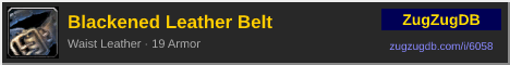 Blackened Leather Belt: forum signature banner
