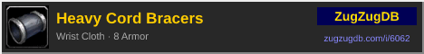 Heavy Cord Bracers: forum signature banner