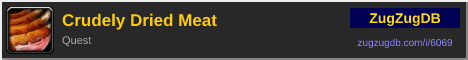 Crudely Dried Meat: forum signature banner