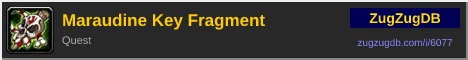 Maraudine Key Fragment: forum signature banner