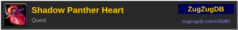 Shadow Panther Heart: forum signature banner
