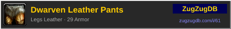 Dwarven Leather Pants: forum signature banner